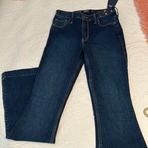 Boot cut hollister dark wash jeans